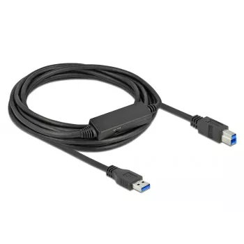 USB laidas DeLOCK 85379 USB 3.2 Gen 1 5 m USB A USB B juodas