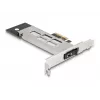 DeLOCK mobilus dėklas PCI Express kortelė 1 x M.2 NVMe SSD žemo profilio