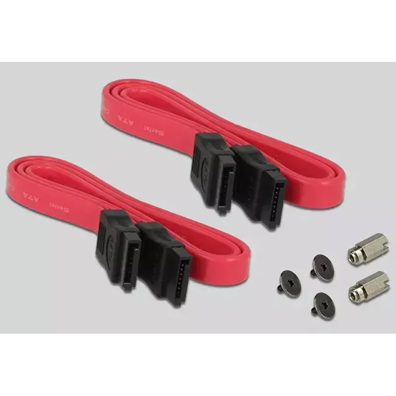Adapter DeLOCK 2x 67-pin M.2 raktas B - 2x SATA 7-pin
