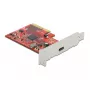 PCI Express x4 plokštė DeLOCK 89035 USB 3.2 Gen 2x2 Type-C 20 Gbps