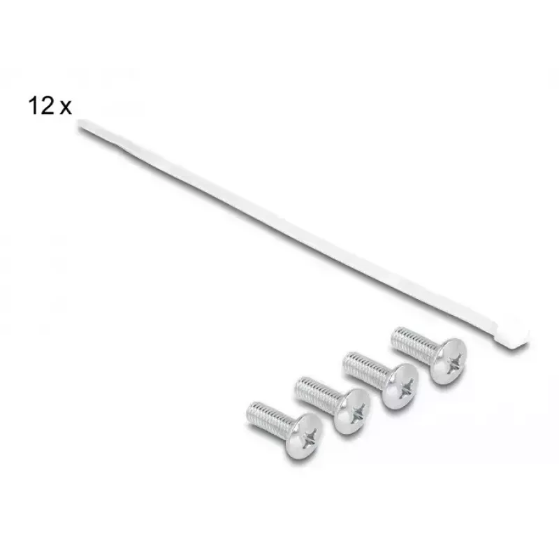 DeLOCK 10 inch Keystone Patch Panel 12 prievadų su įtempimo sumažinimu 1U pilkas
