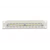 DeLOCK 10 inch Keystone Patch Panel 12 prievadų su įtempimo sumažinimu 1U pilkas