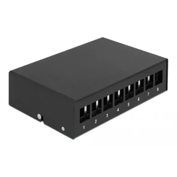 Keystone Patch Panel DeLOCK 43413 8 Port Juoda