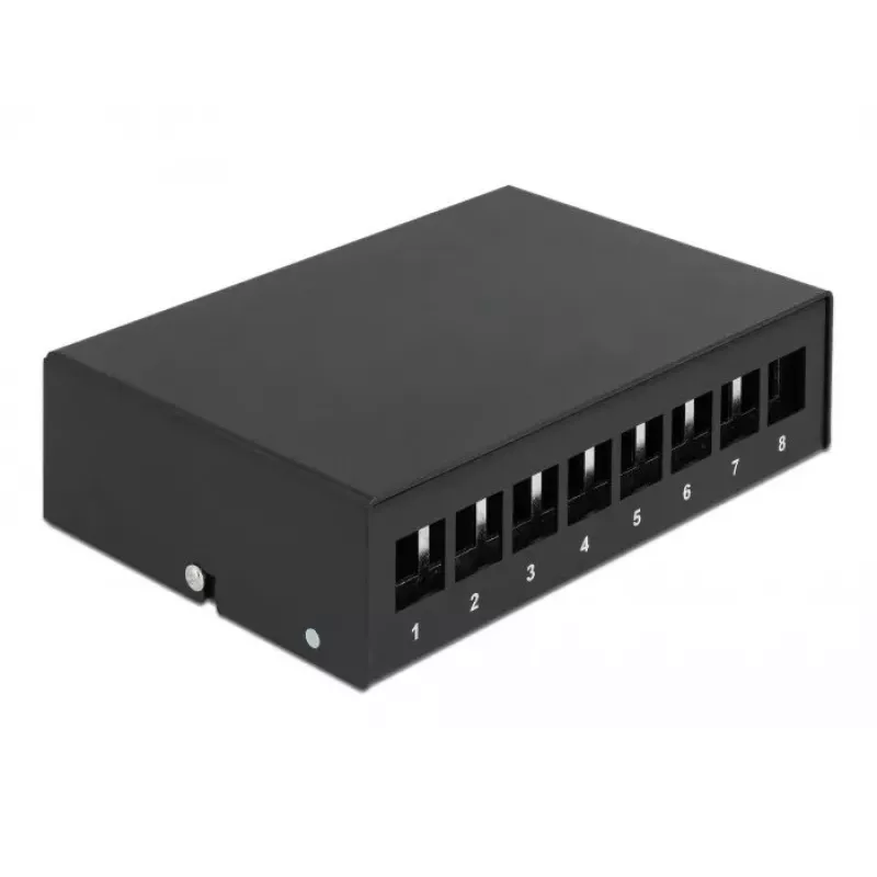 Keystone Patch Panel DeLOCK 43413 8 Port Juoda