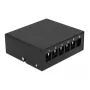 Patch Panel DeLOCK Keystone 6 prievadų juoda