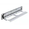 Patch panel DeLOCK 66874 1U Juoda Metal Rack capacity 1U