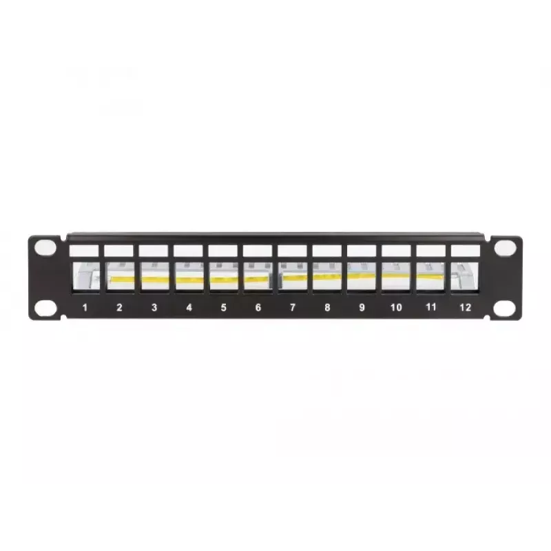 Patch panel DeLOCK 66874 1U Juoda Metal Rack capacity 1U