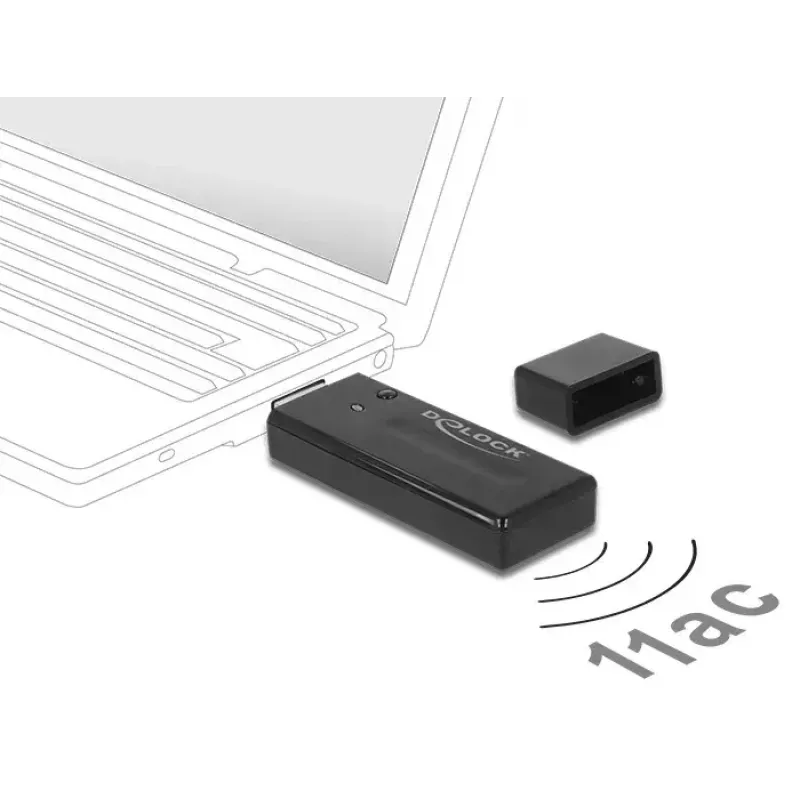 Tinklo plokštė DeLOCK 12463 WLAN 867 Mbit/s
