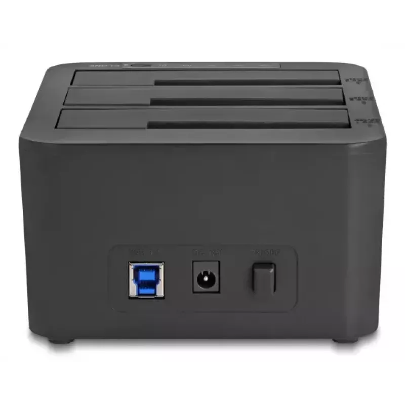 DeLOCK 64332 dokinė stotis USB 3.2 Gen 1 HDD SSD 2.5 3.5 juoda