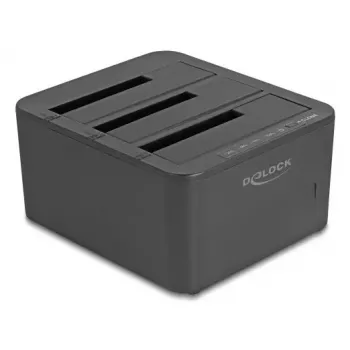 DeLOCK 64332 dokinė stotis USB 3.2 Gen 1 HDD SSD 2.5 3.5 juoda