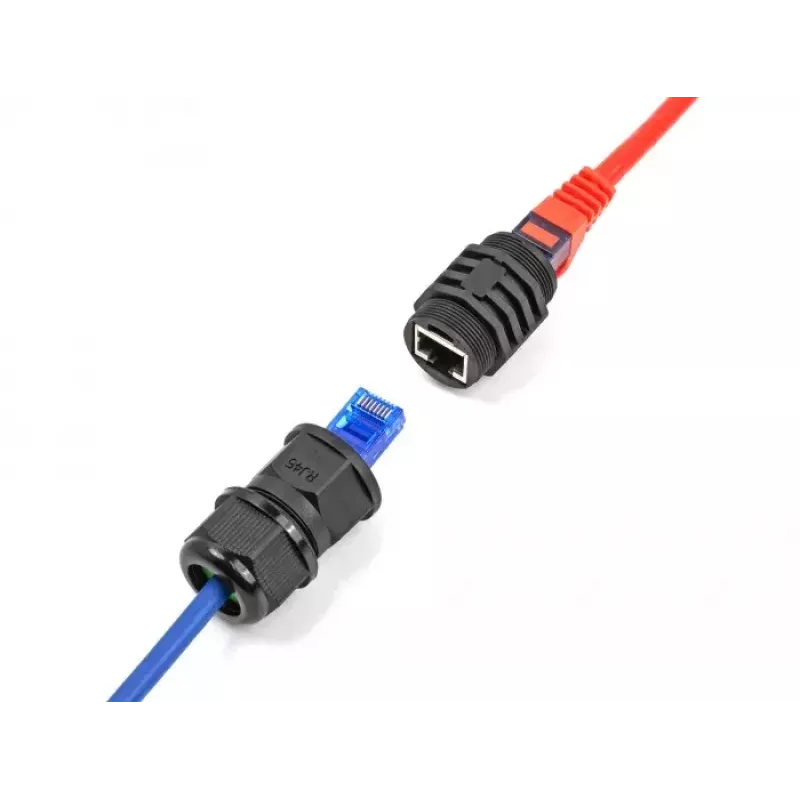 DeLOCK RJ45 Cat.6A įmontuojamas modulis su IP67 apsauga nuo dulkių ir vandens