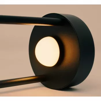Techly I-LAMP-TABLE1 stalinė lempa Neišimama(s) lemputė(s) 3 W LED Juoda