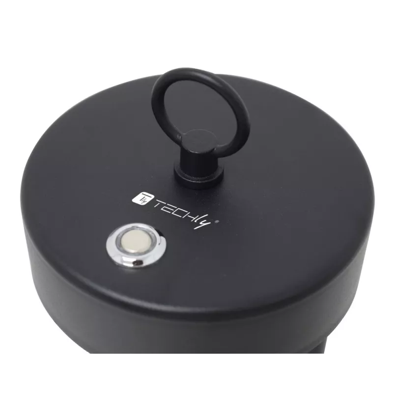 Techly I-LAMP-TABLE1 stalinė lempa Neišimama(s) lemputė(s) 3 W LED Juoda