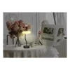 Techly I-LAMP-TABLE2 stalinė lempa Nekeičiama (-os) lemputė (-ės) 2 W LED Juoda, Balta
