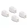 DeLOCK keystone modulis 86051 Plokščias RJ-45 Baltas 4 vnt.