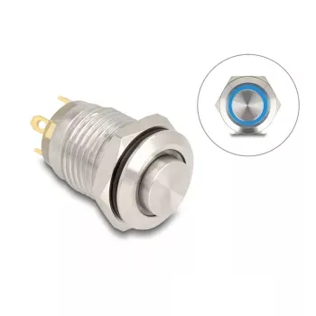 Mygtukinis skydelis DeLOCK 20984 Sidabrinis 230V 3A