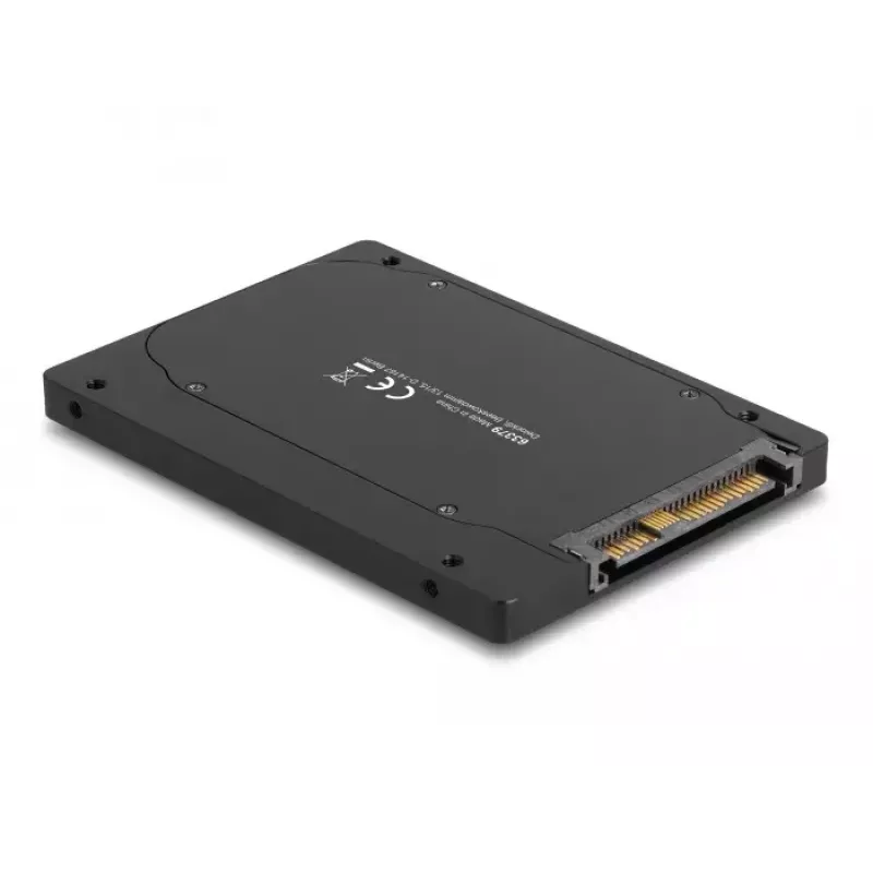 SSD korpusas DeLOCK 63379 Juodas M.2 1 disko palaikymas