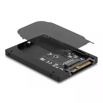 SSD korpusas DeLOCK 63379 Juodas M.2 1 disko palaikymas