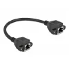 Tinklo ilginamasis laidas DeLOCK Cat.6A 25 cm juodas