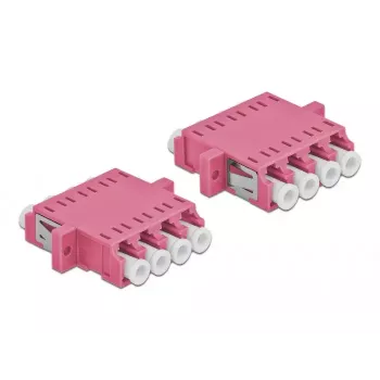 Šviesolaidinis adapteris DELOCK LC jungtis į LC jungtį OM3 dvipusis (2 vnt.)