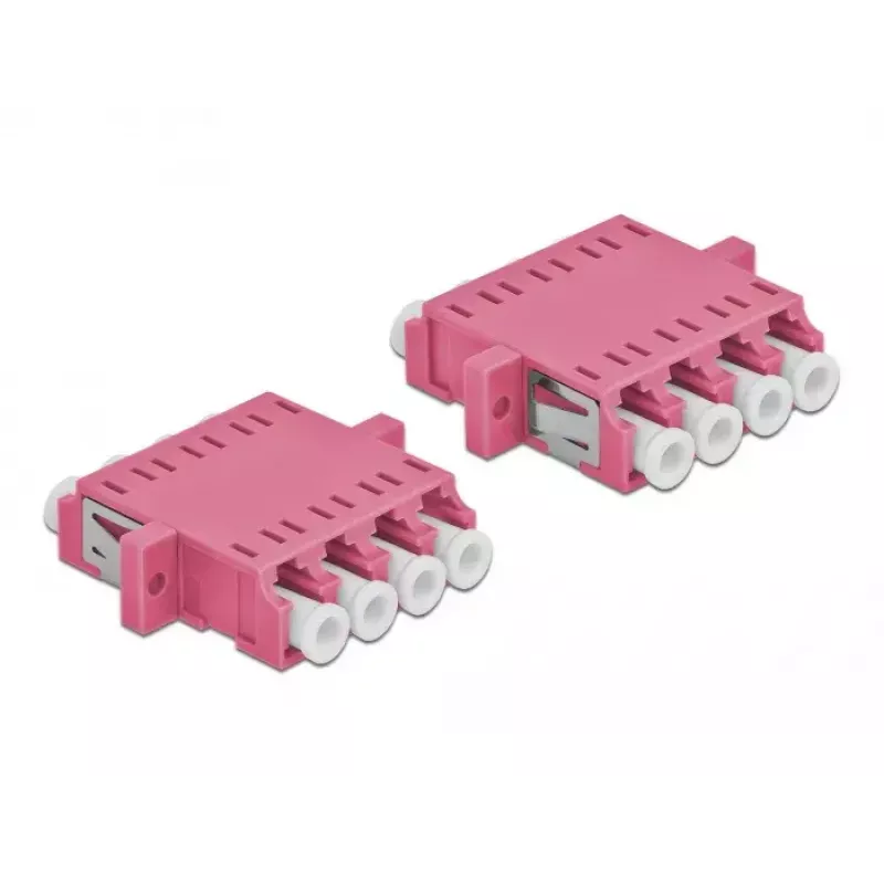 Šviesolaidinis adapteris DELOCK LC jungtis į LC jungtį OM3 dvipusis (2 vnt.)