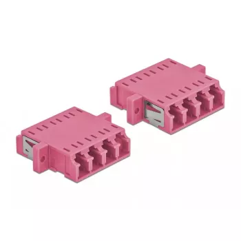 Šviesolaidinis adapteris DELOCK LC jungtis į LC jungtį OM3 dvipusis (2 vnt.)