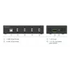 DELOCK sąsajos šakotuvas USB 2.0 Type-B į 4x USB 2.0 Type-A (480 Mbit/s), juodas, metalinis korpusas, maitinamas nuolatine srove