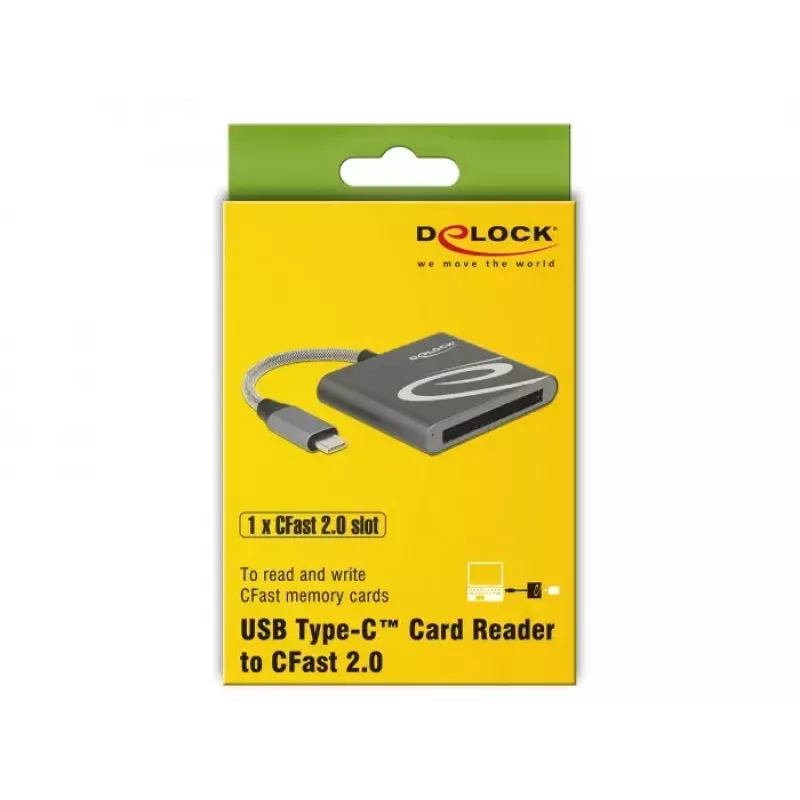 Kortelių skaitytuvas DeLOCK 91745 USB 3.2 Gen 1 Type-C juoda sidabrinė