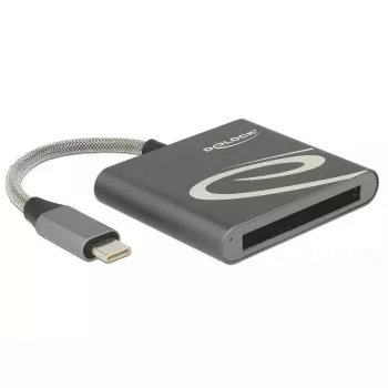 Kortelių skaitytuvas DeLOCK 91745 USB 3.2 Gen 1 Type-C juoda sidabrinė