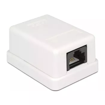Paviršinis lizdo dėžutė DeLOCK 86248 Balta 52mm x 25.5mm x 39mm