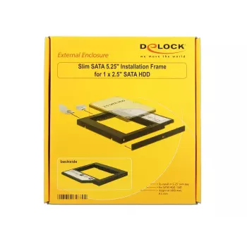 Priekinis skydelis DeLOCK 62669 13,3 cm (5,25 colio)