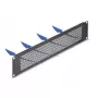 Aklina panelė DeLOCK 67036, juoda, metalinė, 88 mm pločio, 11 mm aukščio
