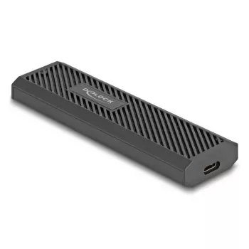 SSD korpusas DeLOCK 42031 juodas M.2 PCIe SATA 20 Gbit/s