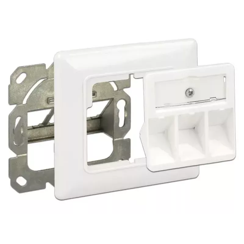 RJ-45 kištukinis lizdas DeLOCK 86194 sidabrinis baltas
