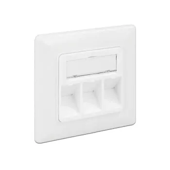 RJ-45 kištukinis lizdas DeLOCK 86194 sidabrinis baltas