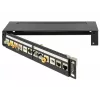 Prie sienos montuojamas stovas DeLOCK 43303 1U juodas