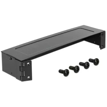 Prie sienos montuojamas stovas DeLOCK 43303 1U juodas