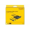 Priekinė panelė DeLOCK 3,5 colio USB 3.2 Gen 1 2 x USB Type-A HD-Audio