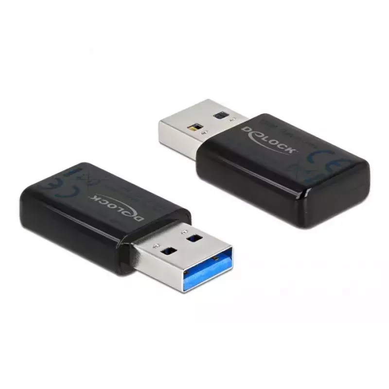 Tinklo plokštė DeLOCK 12550 WLAN USB dviejų juostų Wi-Fi 5