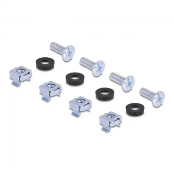 Montavimo rinkinys DeLOCK 66236 universalus stovo tvirtinimo rinkinys 2 vnt. sidabrinis metalinis