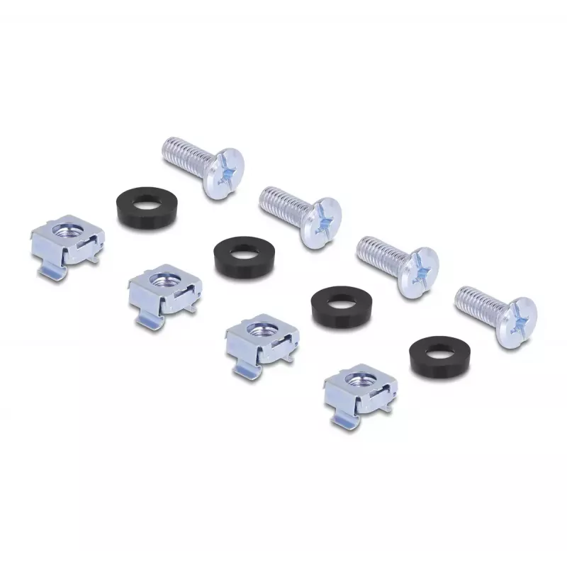 Montavimo rinkinys DeLOCK 66236 universalus stovo tvirtinimo rinkinys 2 vnt. sidabrinis metalinis