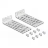 Montavimo rinkinys DeLOCK 66236 universalus stovo tvirtinimo rinkinys 2 vnt. sidabrinis metalinis