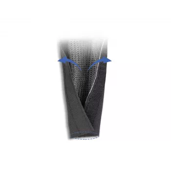 DeLOCK EMI ekranuojanti pintinė mova 1 m x 30 mm juoda