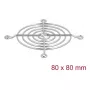 Ventiliatoriaus grotelės DELOCK 67306 — metalinės 75,5 × 75,5 mm kompiuterių aušinimo ventiliatoriams