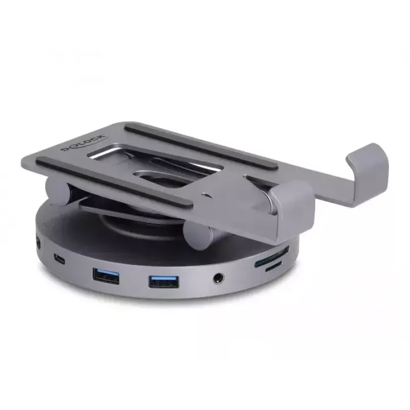 DeLOCK planšetės ir nešiojamojo kompiuterio dokas 4K HDMI USB šakotuvas SD Micro SD PD 3.0