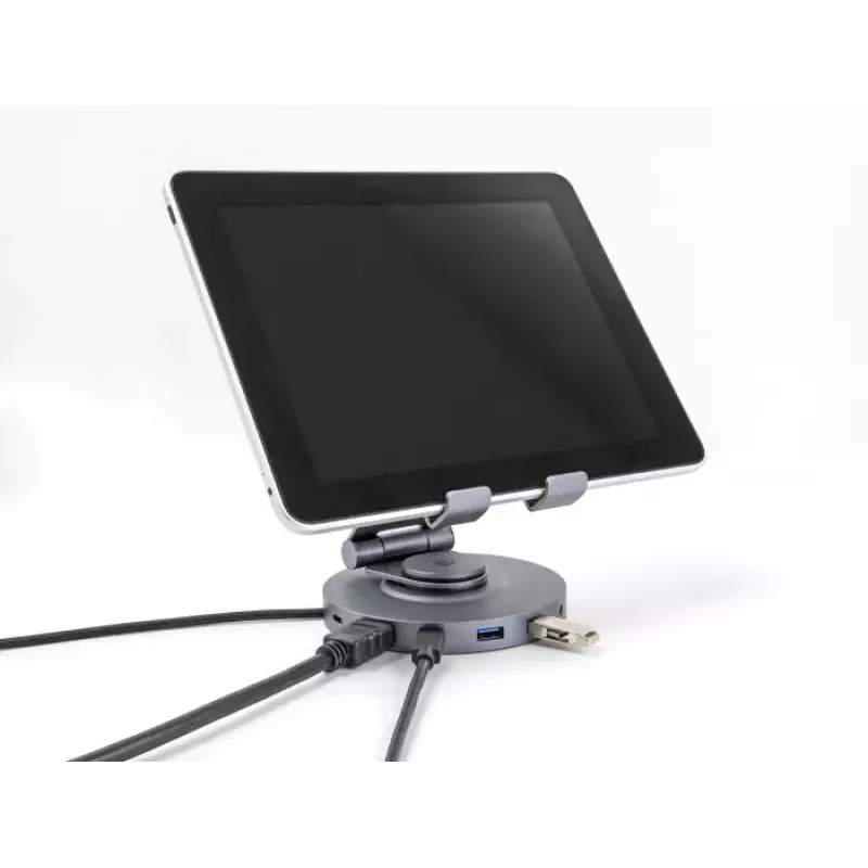 DeLOCK planšetės ir nešiojamojo kompiuterio dokas 4K HDMI USB šakotuvas SD Micro SD PD 3.0