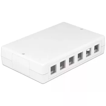 Elektrinė jungiamoji dėžutė DeLOCK 86172 iš nerūdijančio plieno Balta 111,6x171x38 mm