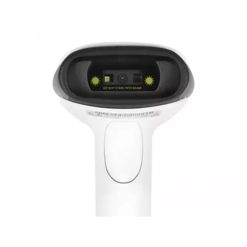 Rankinis brūkšninių kodų skaitytuvas DeLOCK 90587 1D 2D belaidis Bluetooth USB baltas