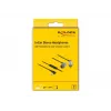 Delock 27183 ausinės su mikrofonu, 3,5 mm lizdas, garsumo valdymas