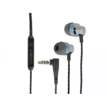 Delock 27183 ausinės su mikrofonu, 3,5 mm lizdas, garsumo valdymas